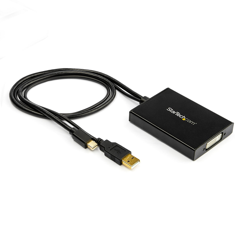 You Recently Viewed StarTech MDP2DVID2 Mini DisplayPort to Dual-Link DVI Adapter - USB Powered - Black Image
